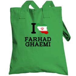 I Love Farhad Ghaemi Iran Volleyball Olympics Totebag