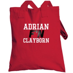 Adrian F'n Clayborn Atlanta Football Funny Player Totebag