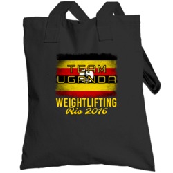 Uganda Weightlifting Rio 2016 Olympic Team Flag Totebag