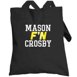 Mason F'n Crosby Green Bay Football Funny Player Totebag