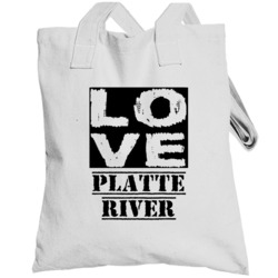 Platte River Camping Outdoor Love Nature Cool Camper Totebag