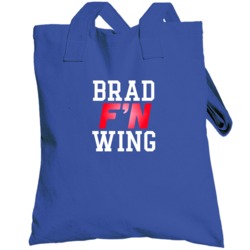 Brad F'n Wing New York Football Funny Player Totebag