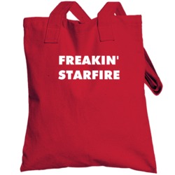 Freakin' Starfire Teen Titans Go Tv Character Totebag