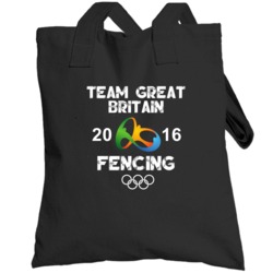 Great Britain Fencing Team Rio 2016 Olympic Games Sport Totebag