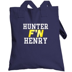 Hunter F'n Henry San Diego Football Funny Player Totebag