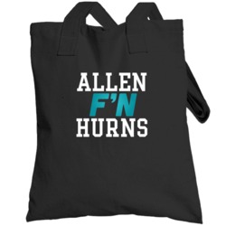 Allen F'n Hurns Jacksonville Football Funny Player Totebag