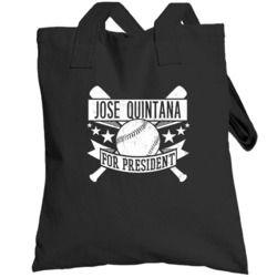 Jose Quintana For President Chicago Baseball Player Funny Totebag