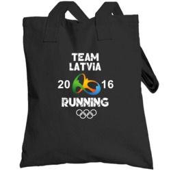Latvia Running Team Rio 2016 Olympic Games Sport Totebag