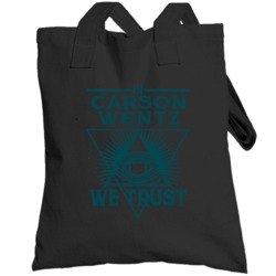 Carson Wentz We Trust Sports Football Philadelphia Fan Totebag