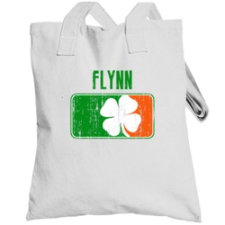 Flynn Distressed Ireland Irish Family Custom St Patricks Day Flag Tote