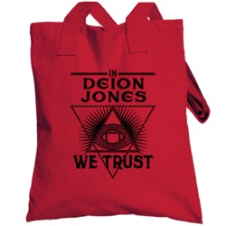 Deion Jones We Trust Sports Football Atlanta Fan Totebag