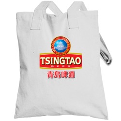 Tsingtao Beer Brewery Alcohol Logo Totebag