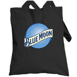 Blue Moon Brew Beer Brewery Cool Logo Totebag