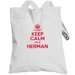 Family Herman I Cant Keep Calm Baby One Piece Bodysuit Totebag