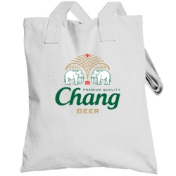 Chang Premium Quality Beer Brewery Cool Elephant Logo Totebag