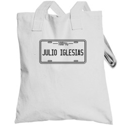 100 Percent Julio Iglesias Hollywood Walk Of Fame Totebag