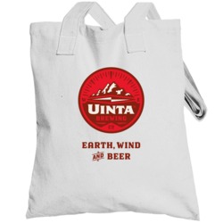 Uinta Brewing Company Earth Wind And Beer Cool Logo Totebag