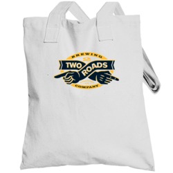 Two Roads Brewing Company Cool Beer Brewery Logo Totebag