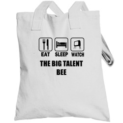 Eat Sleep Watch The Big Talent Bee Trending Tv Show T Totebag