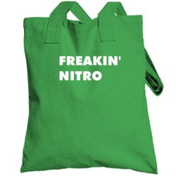 Freakin' Nitro American Gladiators Tv Character Totebag