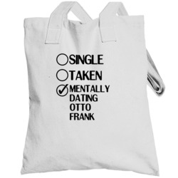 Single Taken Dating Otto Frank The Diary Of Anne Frank Totebag