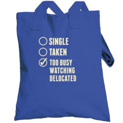 Single Taken Watching Delocated Totebag
