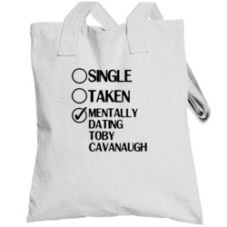 Single Taken Dating Toby Cavanaugh Pretty Little Liars Totebag