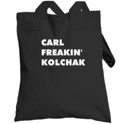 Carl Freakin' Kolchak Night Stalker Tv Character Totebag