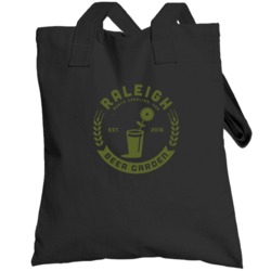 Raleigh Beer Garden North Carolina Cool Brewery Alcohol Logo Totebag