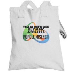 Popole Misenga Refugee Olympic Athletes Rio Olympics 2016 Logo Totebag