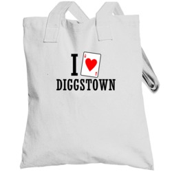 I Heart Diggstown Movie Totebag