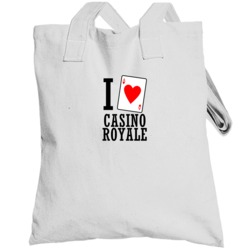 I Heart Casino Royale Movie Totebag