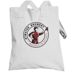 Atwater Brewery Cool Detroit Beer Logo Totebag