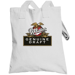 Miller Genuine Draft Mgd Cool Beer Brewery Logo Totebag
