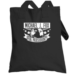 Michael J Fox For President Hollywood Walk Of Fame Totebag