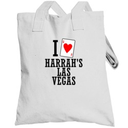 I Heart Harrah's Las Vegas Gambling Totebag
