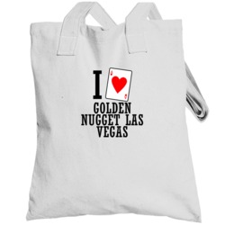 I Heart Golden Nugget Las Vegas Gambling Totebag