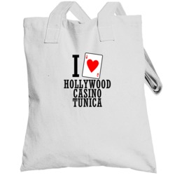 I Heart Hollywood Casino Tunica Gambling Totebag
