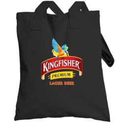 Kingfisher Premium Beer Lager Cool Brewery Logo Totebag