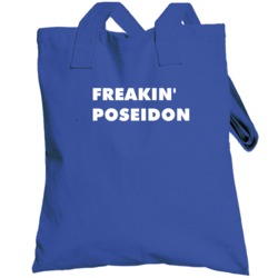 Freakin' Poseidon Triton Of The Sea Tv Character Totebag
