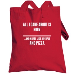 All I Care About Is Ruby Tv Show Totebag
