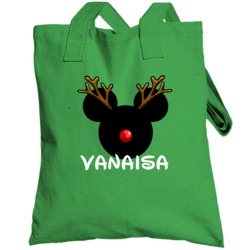 Vanaisa Estonian Grandfather Mickey Christmas Custom Gift Totebag