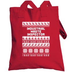 Industrial Waste Inspector Ugly Christmas Sweater Job Work Custom Gift