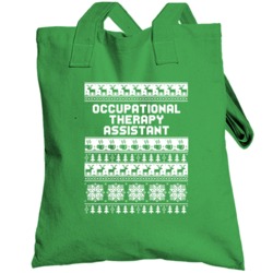Occupational Therapy Assistant Ugly Christmas Sweater Job Work Custom 