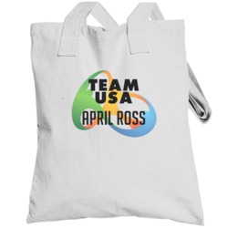 April Ross Usa Rio Olympics 2016 Logo Totebag