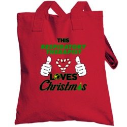 This Respiratory Therapist Loves Christmas Cool Holiday Job Gift Toteb