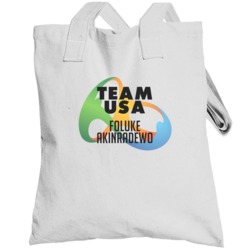 Foluke Akinradewo Usa Rio Olympics 2016 Logo Totebag