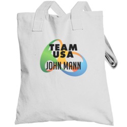 John Mann Usa Rio Olympics 2016 Logo Totebag