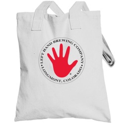Left Hand Brewing Company Longmont Colorado Cool Beer Logo Totebag