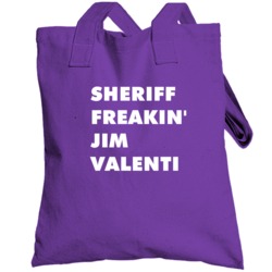 Sheriff Freakin' Jim Valenti Roswell Tv Character Totebag